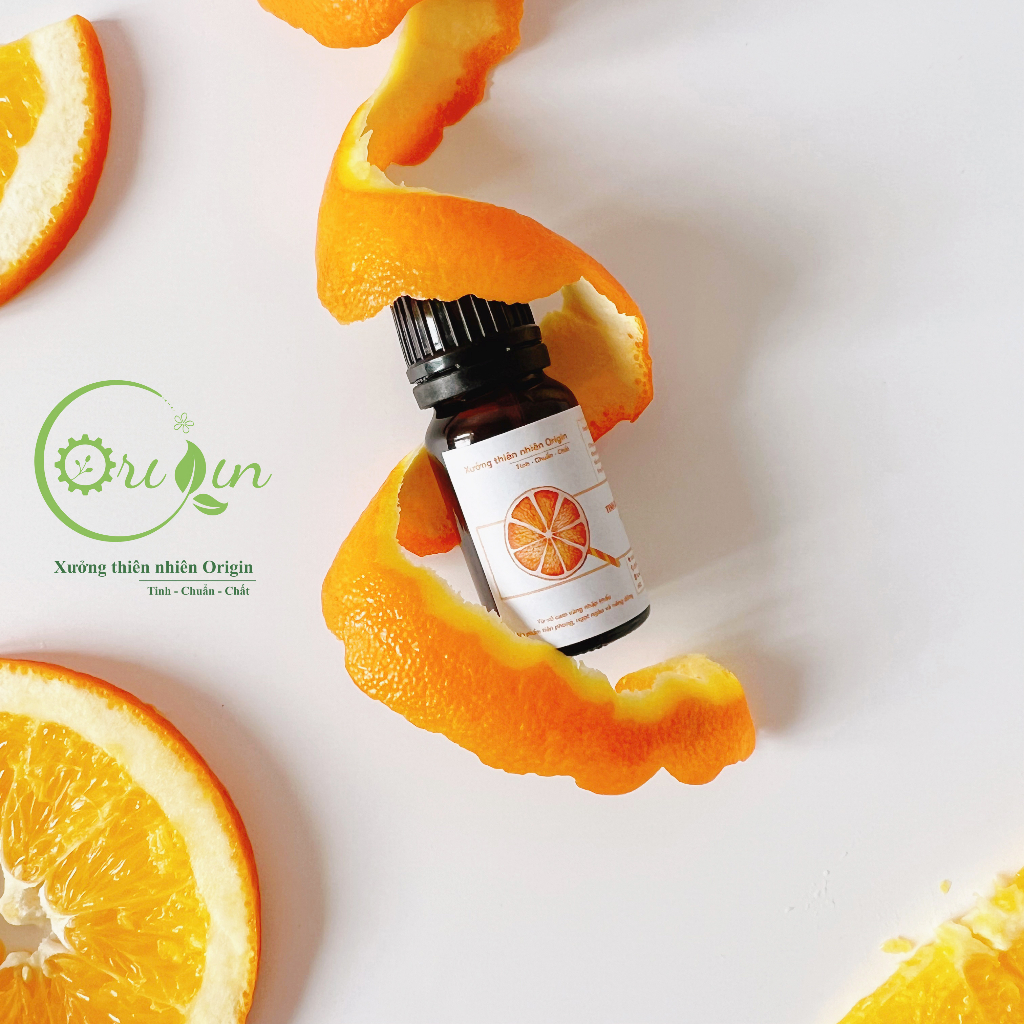 Tinh dầu cam ngọt tự nhiên nguyên chất Origin 10ml - Xông thơm, massage, thư giãn