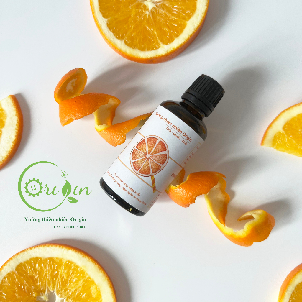 Tinh dầu cam ngọt tự nhiên nguyên chất Origin 50ml - Xông thơm, massage, thư giãn