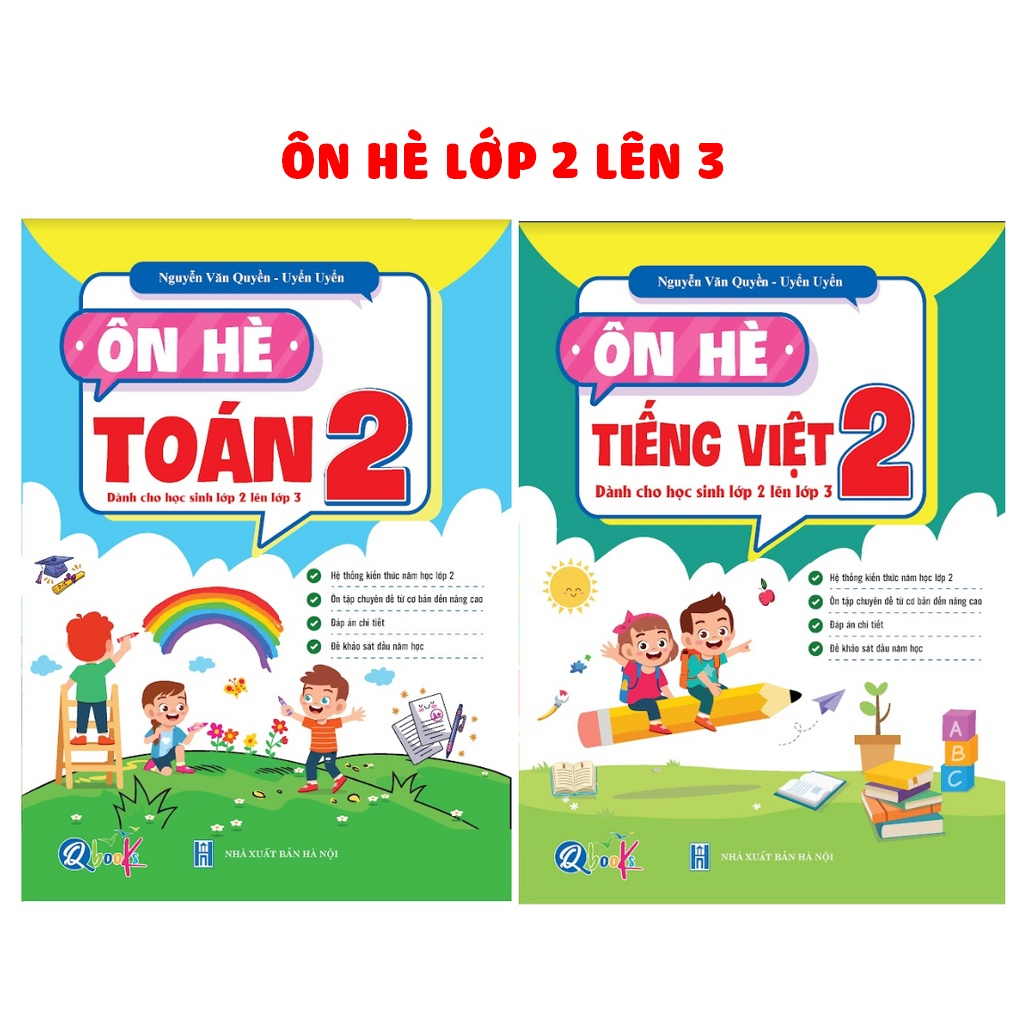 Sách - Ôn Hè Toán và Tiếng Việt 2 - Dành cho học sinh lớp 2 lên lớp 3