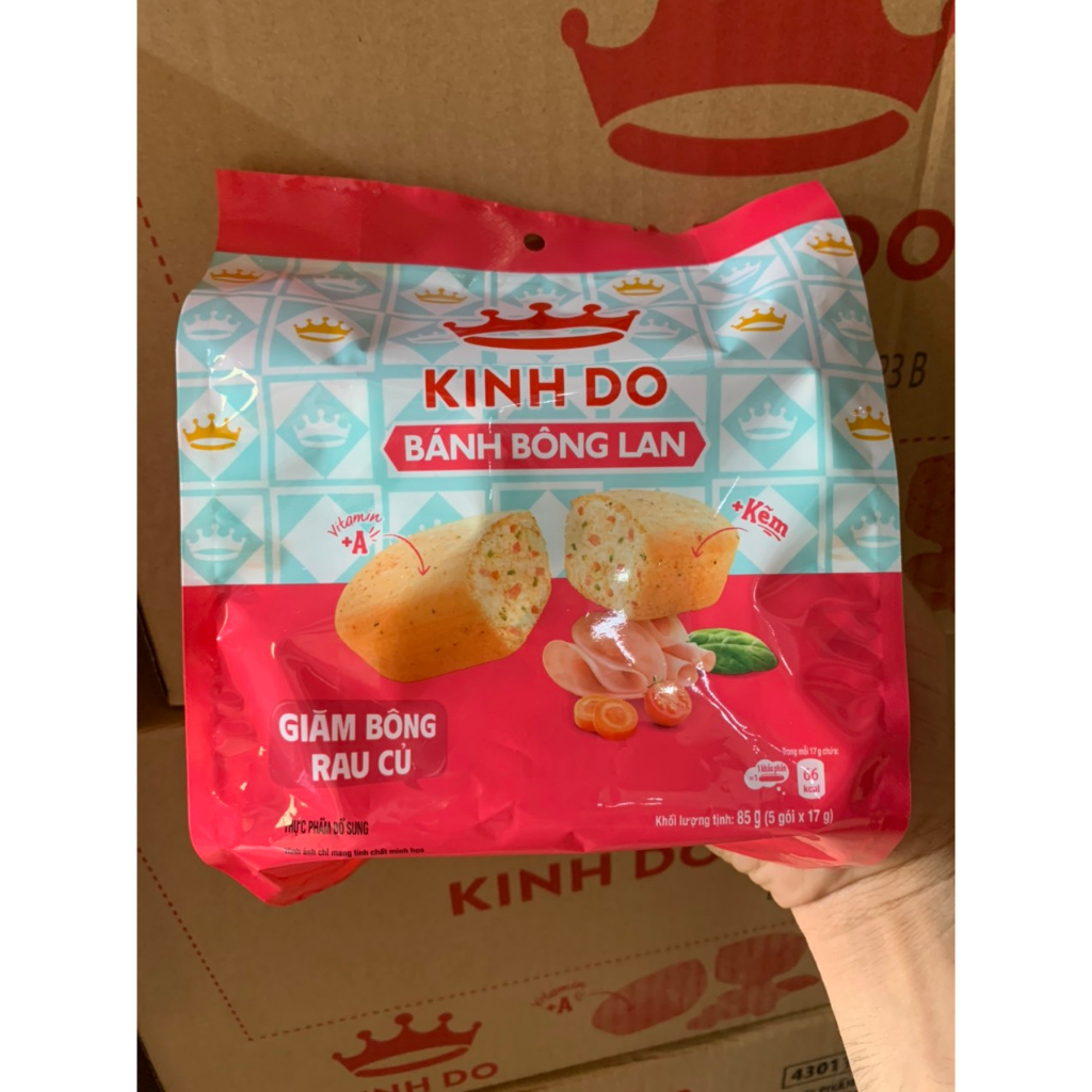 Bánh Bông Lan Giăm Bông Rau Củ ( bịch 5 cái) | Shopee Việt Nam