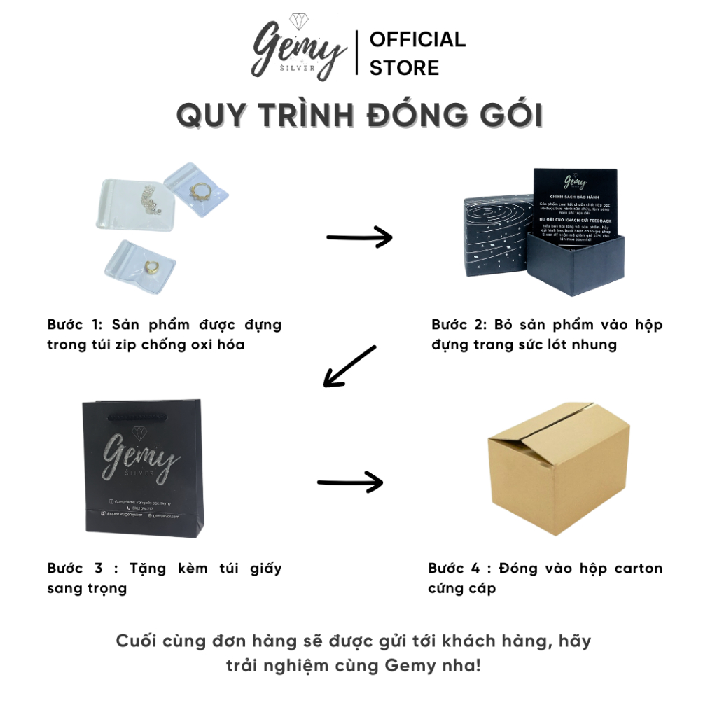 Khuyên tai nam nữ bạc tròn nhiều size hạt bi mindot basic (1 chiếc) | GEMY SILVER K56
