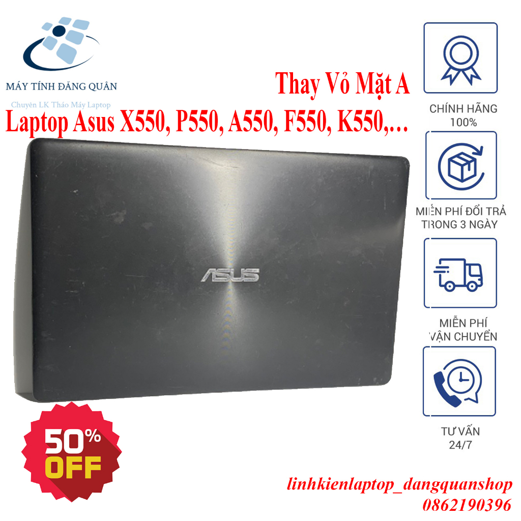 Thay Vỏ Mặt A Mặt Lưng Màn Hình Laptop Asus X550 P550 A550 F550 K550 Shopee Việt Nam 7453