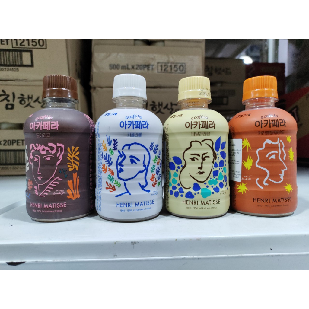Cà phê Acafela Caramel Macchiato & vanila latte, cà phê lon uống lền