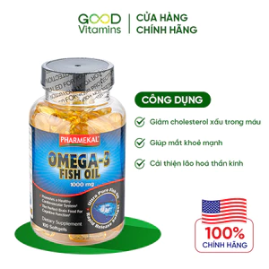 Combo 2 Hộp Viên Uống Dầu Cá Omega 3 Fish Oil Phamekal