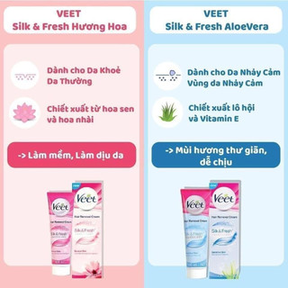 Kem Tẩy Lông Veet Pure Kèm Thanh Gạt Nhập Khẩu Chính Hãng - Bebeau