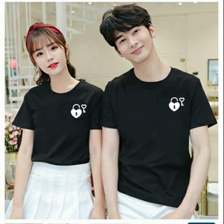 Áo cặp nam nữ, áo phông cặp in hình nhịp tim dễ thương chất cotton không bong tróc ( GIÁ 1 ÁO )
