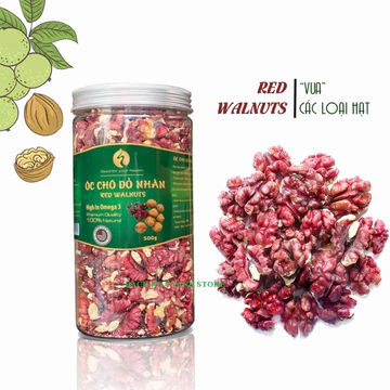 [ TẶNG 25GRAM HẠT CHIA ÚC ] Nhân Quả Óc Chó Đỏ Mỹ, Hạt Óc Chó Đỏ tách vỏ FONUT nhập khẩu Mỹ