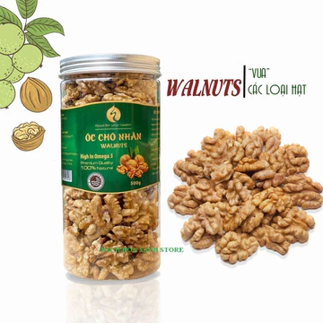 [ TẶNG 25GRAM HẠT CHIA ÚC ] Nhân Quả ÓC Chó Vàng Mỹ, Hạt Óc Chó vàng tách vỏ FONUT nhập khẩu Mỹ