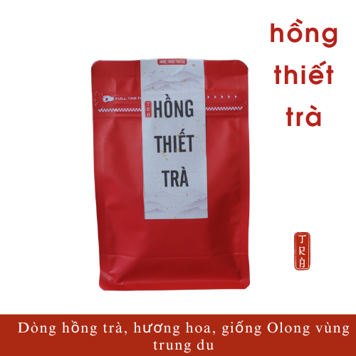 Hồng thiết trà- dòng hồng trà chuẩn công thức trà đạo đóng túi ziper 100gr gói nhỏ 10gr