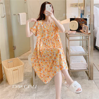 VÁY LANH SĂN Hàng Giao Luôn MẶC NHÀ ĐẦM MẶC NHÀ VN98 (TỪ 57KG TRỞ LÊN)(Fr ngực < 110, Dài 96cm))