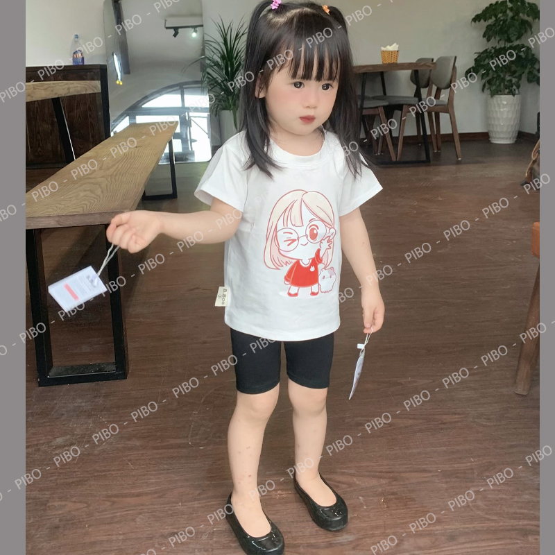 Ảnh Áo Phông Bé Gái IN Hình Dễ Thương,Co Dãn 4 Chiều, Thoáng Mát, Dễ Phối Đồ - BabyBoo - PiBo Store-CTCT 1