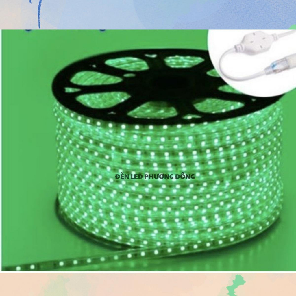 Dây led đôi 2835 - 2 hàng bóng siêu sáng - cuộn 100m