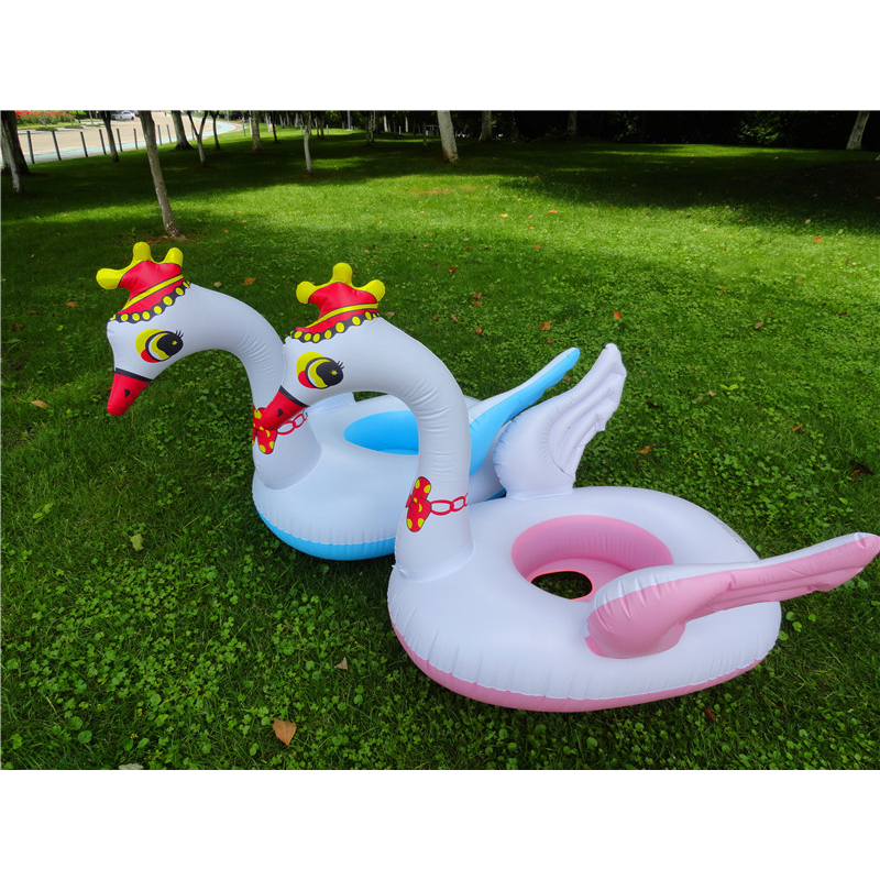 Phao bơi ngồi xỏ chân hình thiên nga cho bé 2-8 tuổi