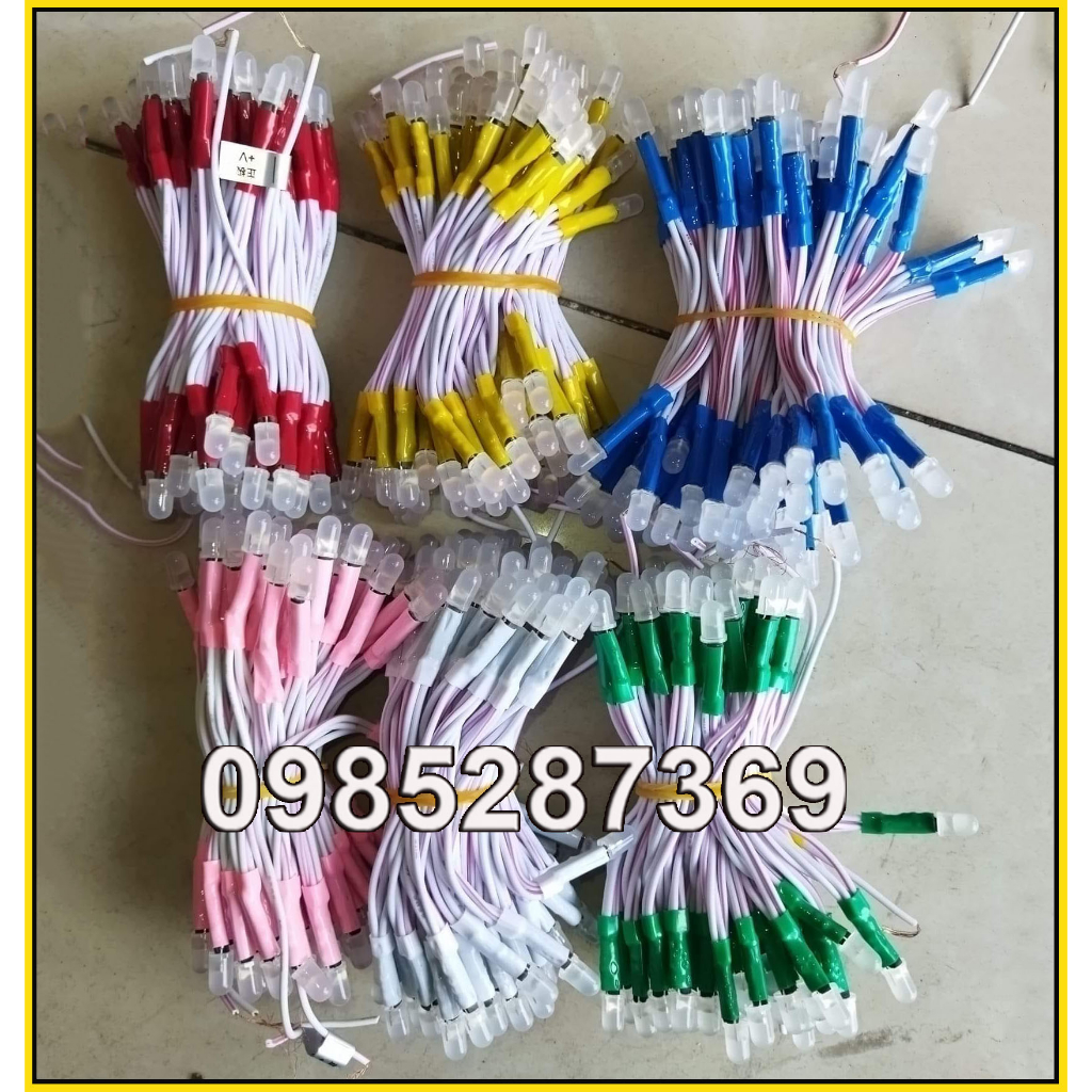 Led liền dây 5mm - Led ruồi 5mm làm biển led vẫy - cuộn 100 bóng - dùng ...