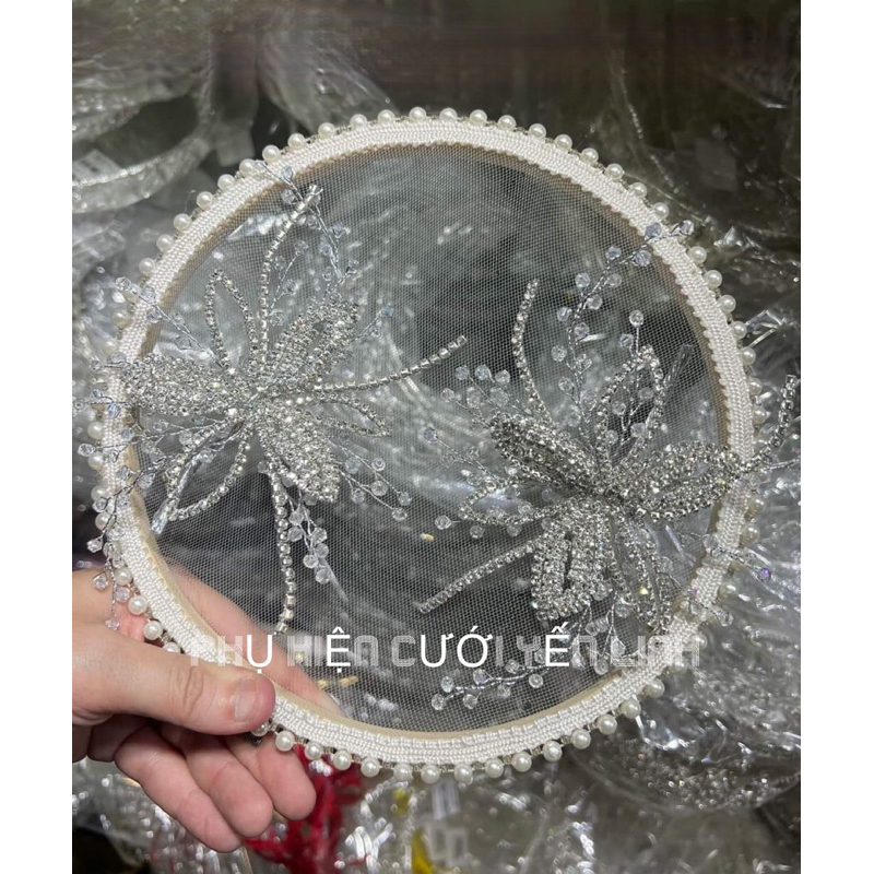 cài tóc cô dâu bán cả bộ như ảnh( mua lẻ ib shop)