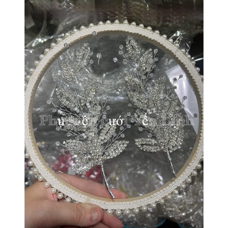 cài tóc cô dâu bán cả bộ như ảnh( mua lẻ ib shop)