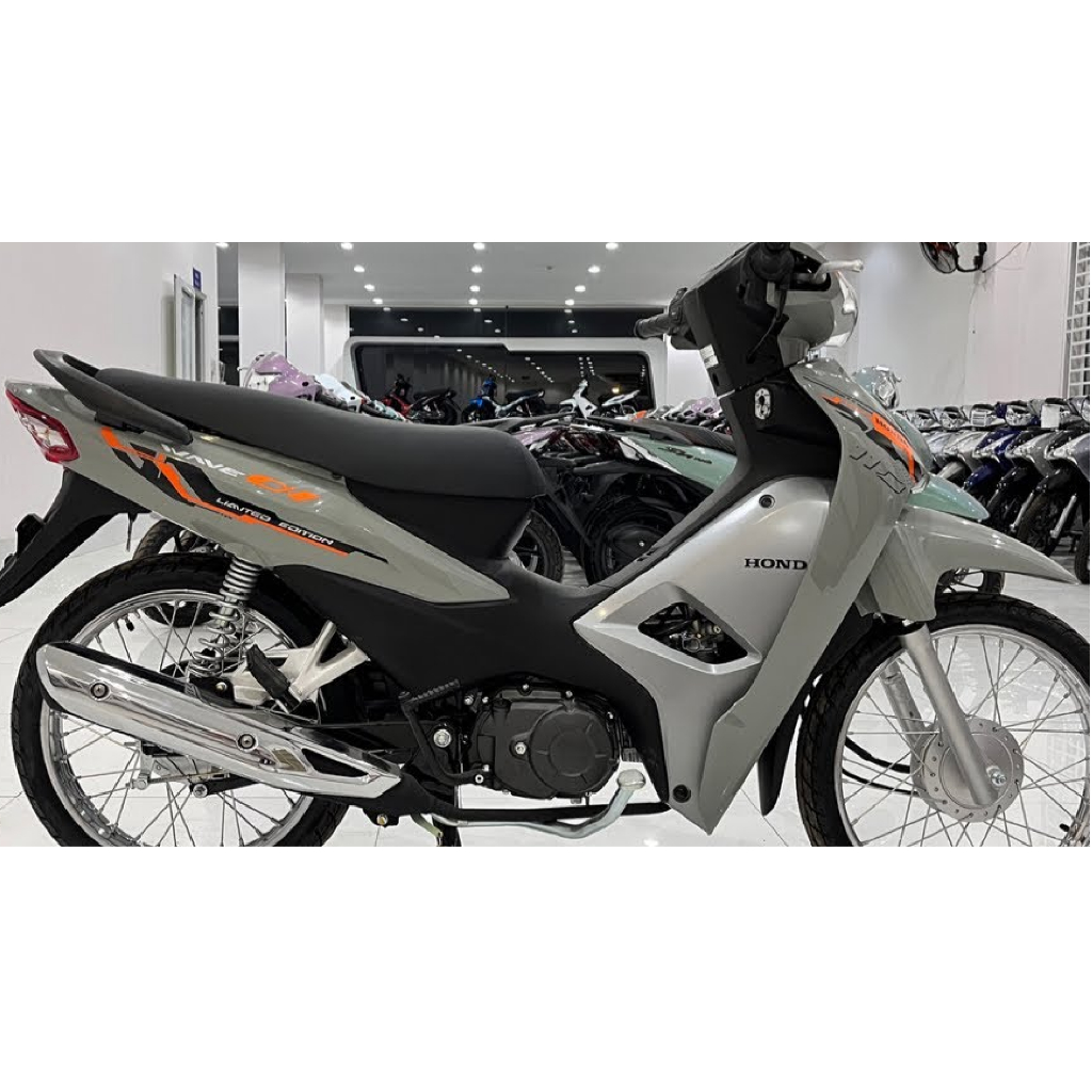 Tem WAVE A 2017, Xe 110 Decal cao cấp, tách nền dán lên mọi màu xe. Không bay màu, chống nước