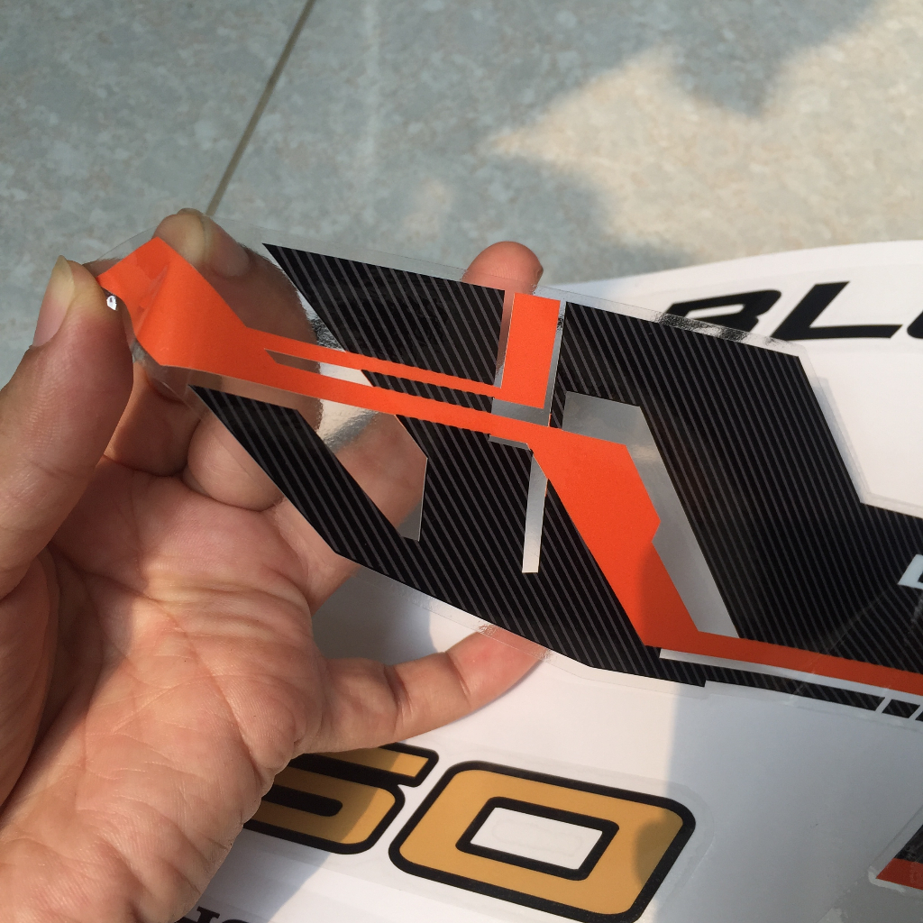 Tem xe Airblade 160 phiên bản giới hạn 2023. Dán được trên mọi nền xe. Không thấm nước, không bay màu