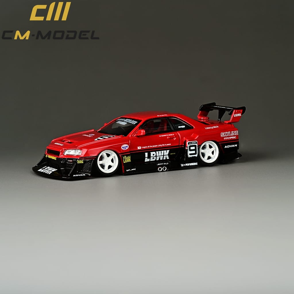 MÔ HÌNH 1:64 CM MODEL - LBWK Nissan Skyline GT-R R34 #9 | Shopee Việt Nam