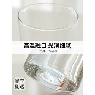 (giá dùng thử) cao 18cm Lọ hoa thủy tinh Daisy - Phong cách bắc âu đơn giản