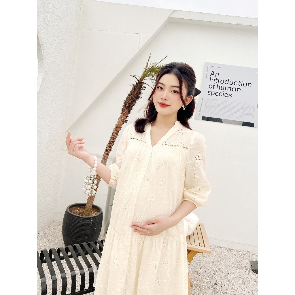 Váy bầu babydoll Vinny Dress thiết kế cách điệu by L'amme | Shopee Việt Nam