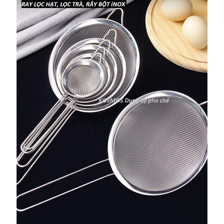 Ray lọc bọt - lọc trà - lọc dầu - lọc bã inox 10cm | Shopee Việt Nam