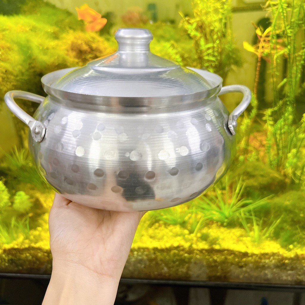 Nồi lẩu nhôm kiểu thái ( size 16cm - 22cm ) - Nồi lẩu , nồi nấu cơm dùng cho bếp gas, bếp cồn