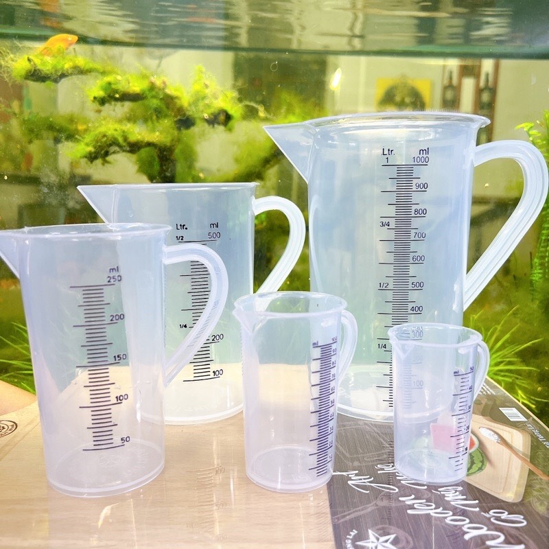 Ca đong chia vạch nhựa - -Ca - Ly đong định lượng pha chế 50ml - 1000ml Việt Nam