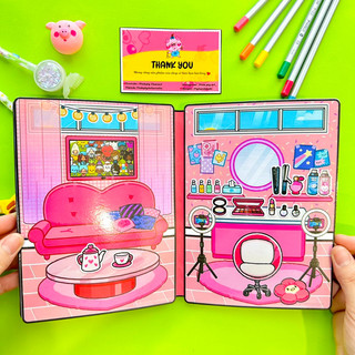 Toca Life World - Ngôi nhà trái đào Toca Boca - Búp bê giấy