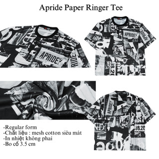 Apride paper summer mesh tee áo thun