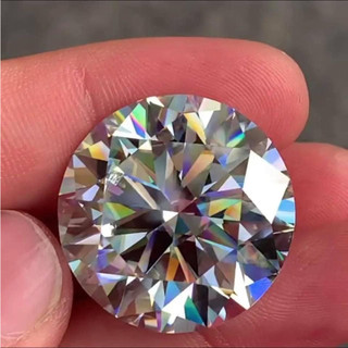 (Size từ 4-8ly1 Kim cương nhân tạo Mỹ Moissanite giác cắt tròn