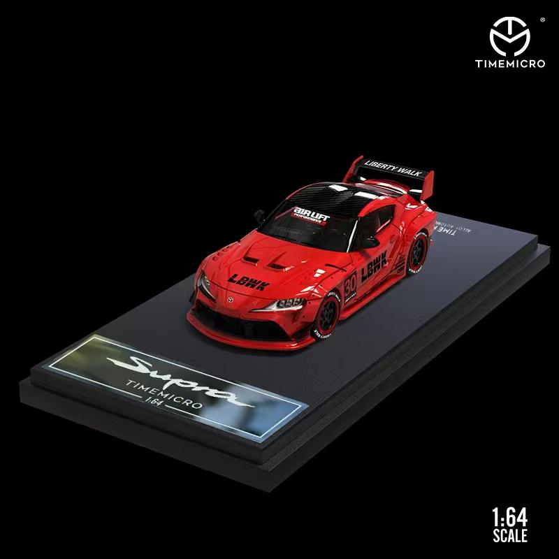 MÔ HÌNH 1:64 TIME MICRO - LBWK Toyota Supra A90 Red Color | Shopee Việt Nam
