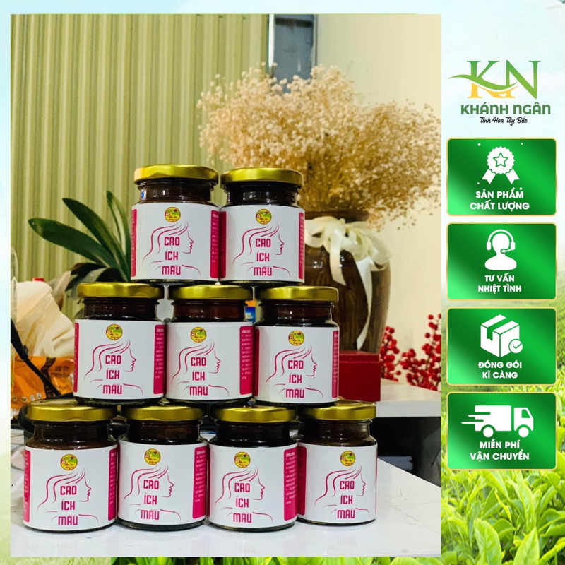 CAO ÍCH MẪU điều kinh, bổ huyết, giảm đau bụng, lưu thông tuần hoàn