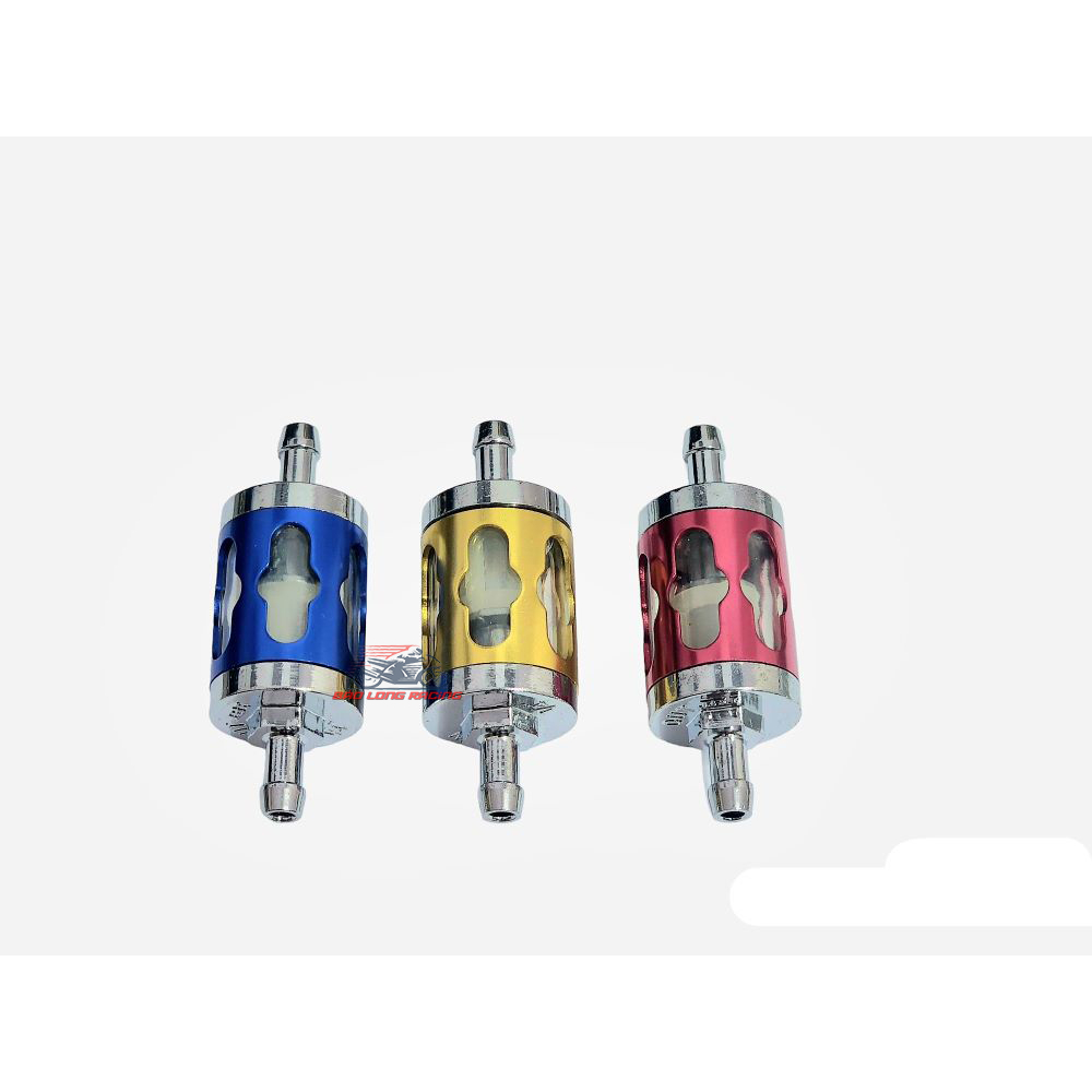 Lọc Xăng Đúc Nhôm CNC V2 gắn nhiều loại xe máy Sirius Wave Dream Exciter Blade....