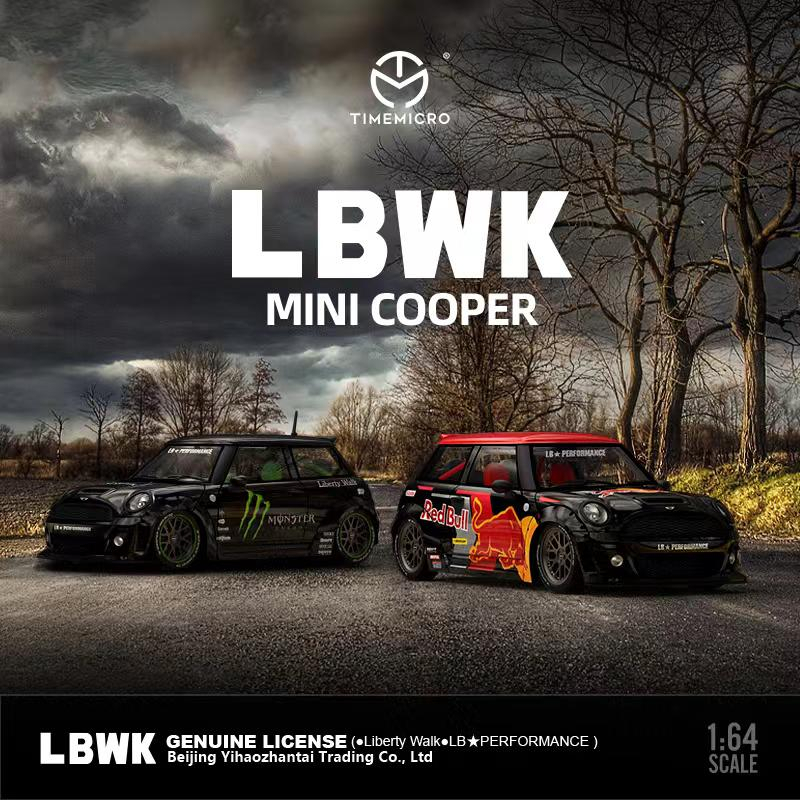 MÔ HÌNH 1:64 TIME MICRO - LBWK Mini Cooper Hatch (R56) Monster/ Red ...