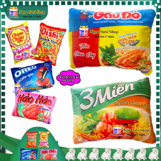 THÚ BÔNG HÌNH GÓI MÌ BÁNH SNACK NHỒI BÔNG SIÊU MỀM MỊN GIAO NHANH [ CAO CẤP]