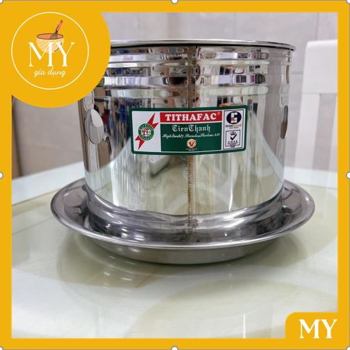 Lẩu inox  Bếp  1 người ăn -  Bộ Nồi lẩu Inox Kèm Bếp Cồn Dùng Cho Quán Ăn - Tiến Thành GIÁ SỈ