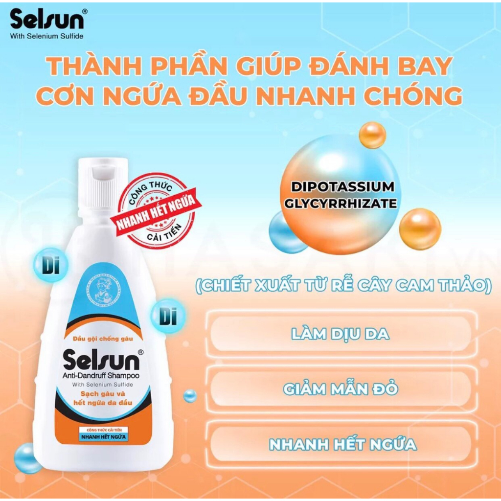 Dầu gội chống gàu Selsun 50ml - 100ml