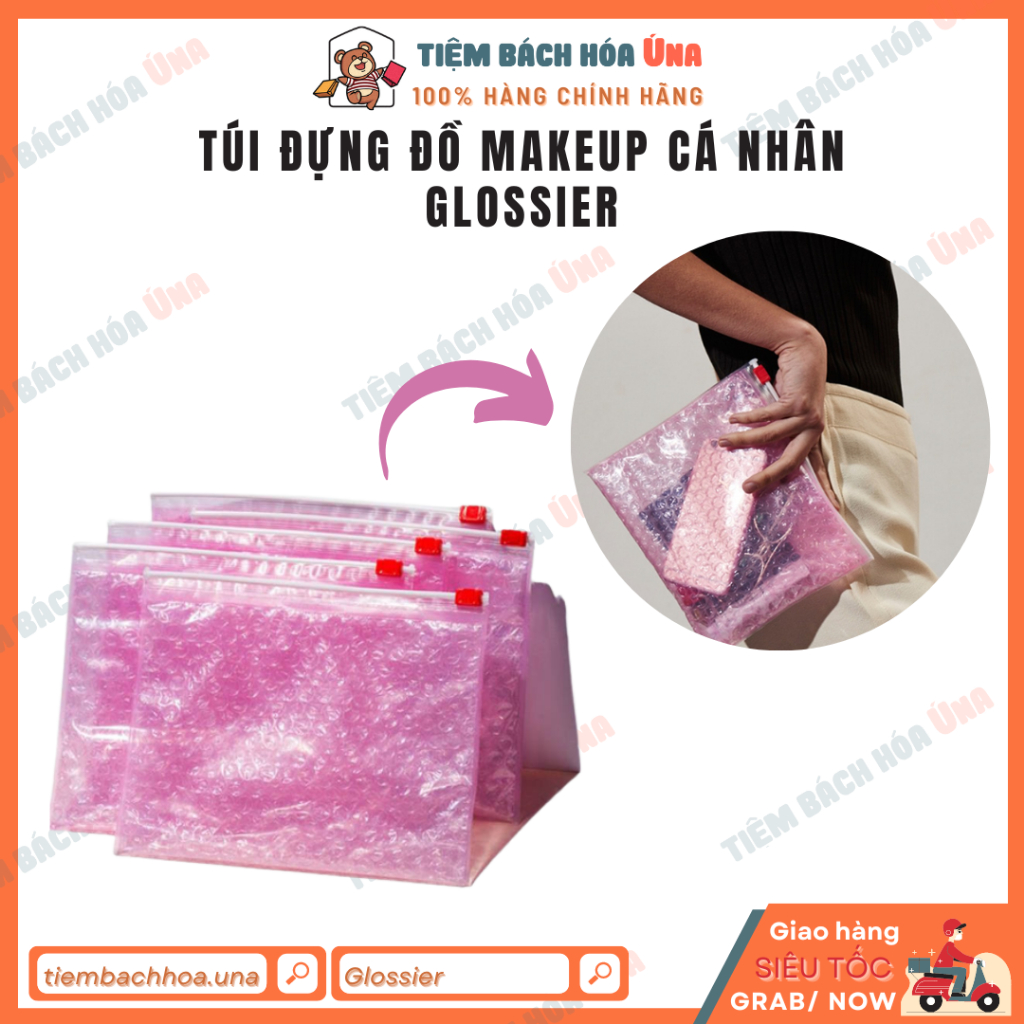 Túi đựng đồ trang điểm, makeup cá nhân Glossier, Tarte, Morphe