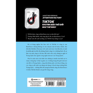 SÁCH - TikTok khuynh đảo thế giới như thế nào? - Tác giả Matthew Brennan