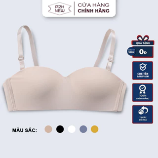 Áo Lót Nữ Không Gọng Đệm Mỏng Cup Ngang Chống Tụt P2H AC15