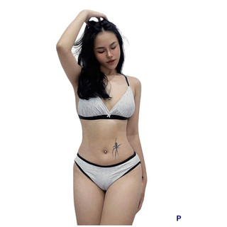 Set đồ lót Moon Colours không gọng mút mỏng tone nhiều màu - Hàng handmade - Mimi House