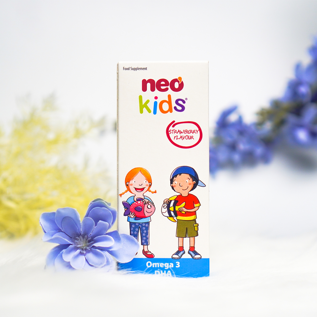 Dầu cá Neo Kids Omega 3 DHA lọ 150ml date mới + quà tặng