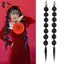 Tóc Giả Tết Hồ Lô 80cm (Giá 1 Bên) phong cách Cá Tính Qiqishop