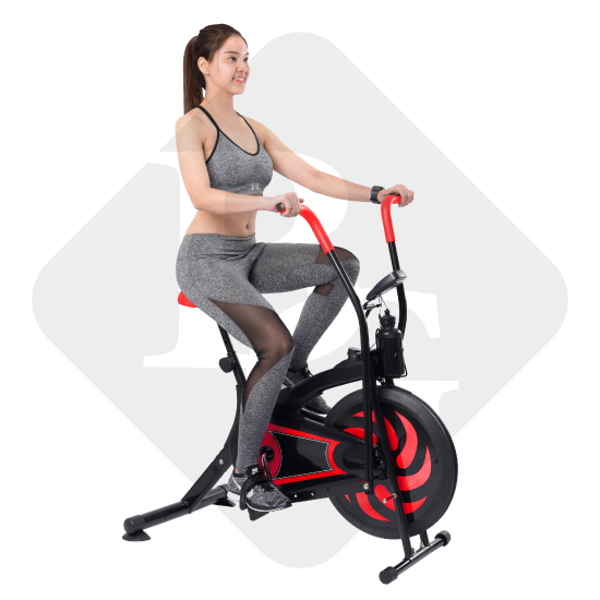 Ảnh BG Xe đạp thể dục thể thao kết hợp tay chân 8701 Red thiết kế mới 2025 2