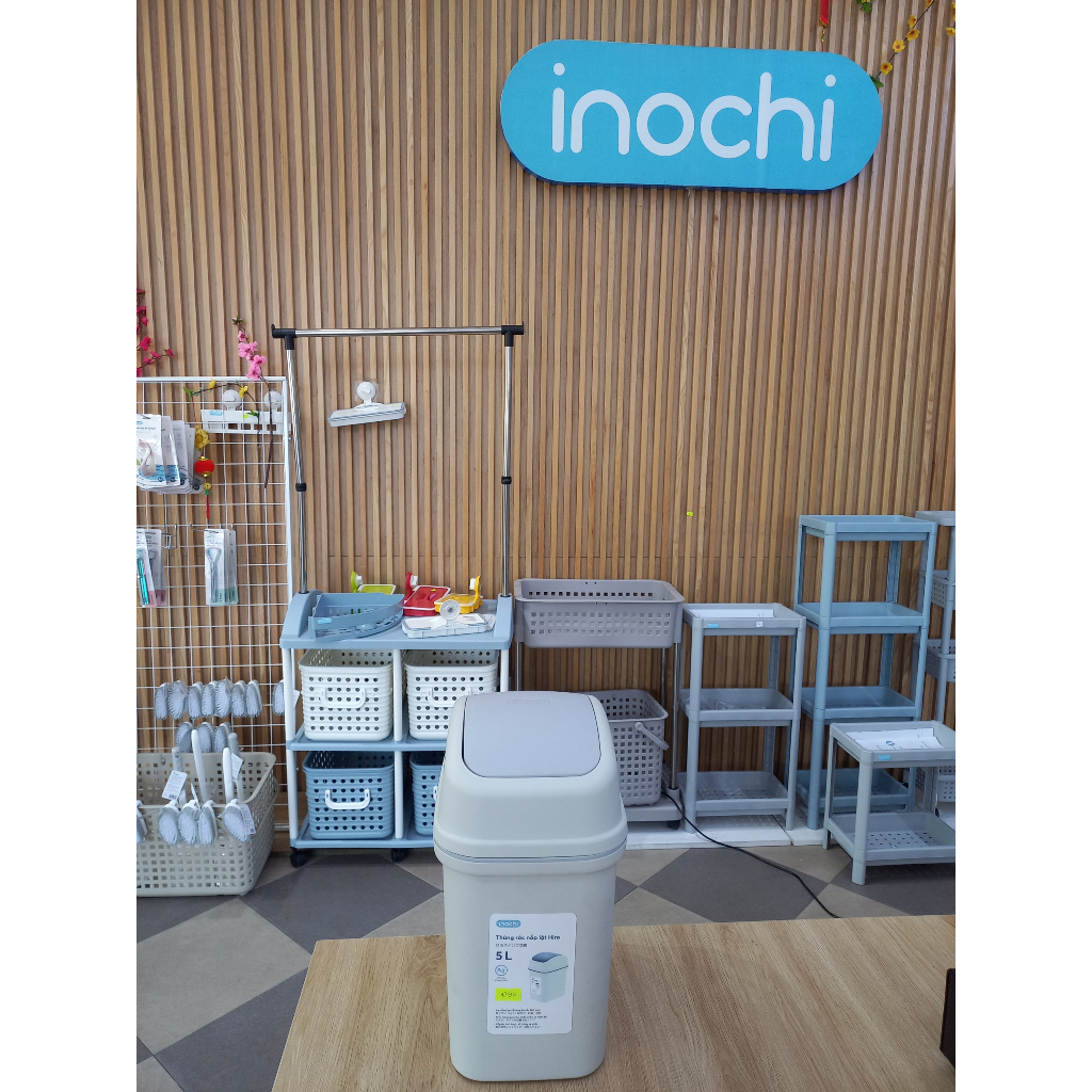 Thùng rác nắp lật Inochi 5L, 10L, 15L siêu xinh, tiện dụng (tiêu chuẩn ...