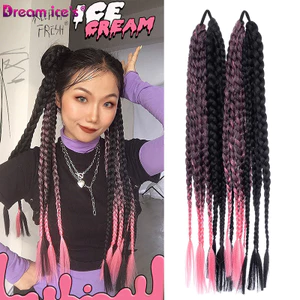 Tóc Giả Tết 8 Tết Dày Dancer HipHop (Giá 1 Bên) Qiqishop