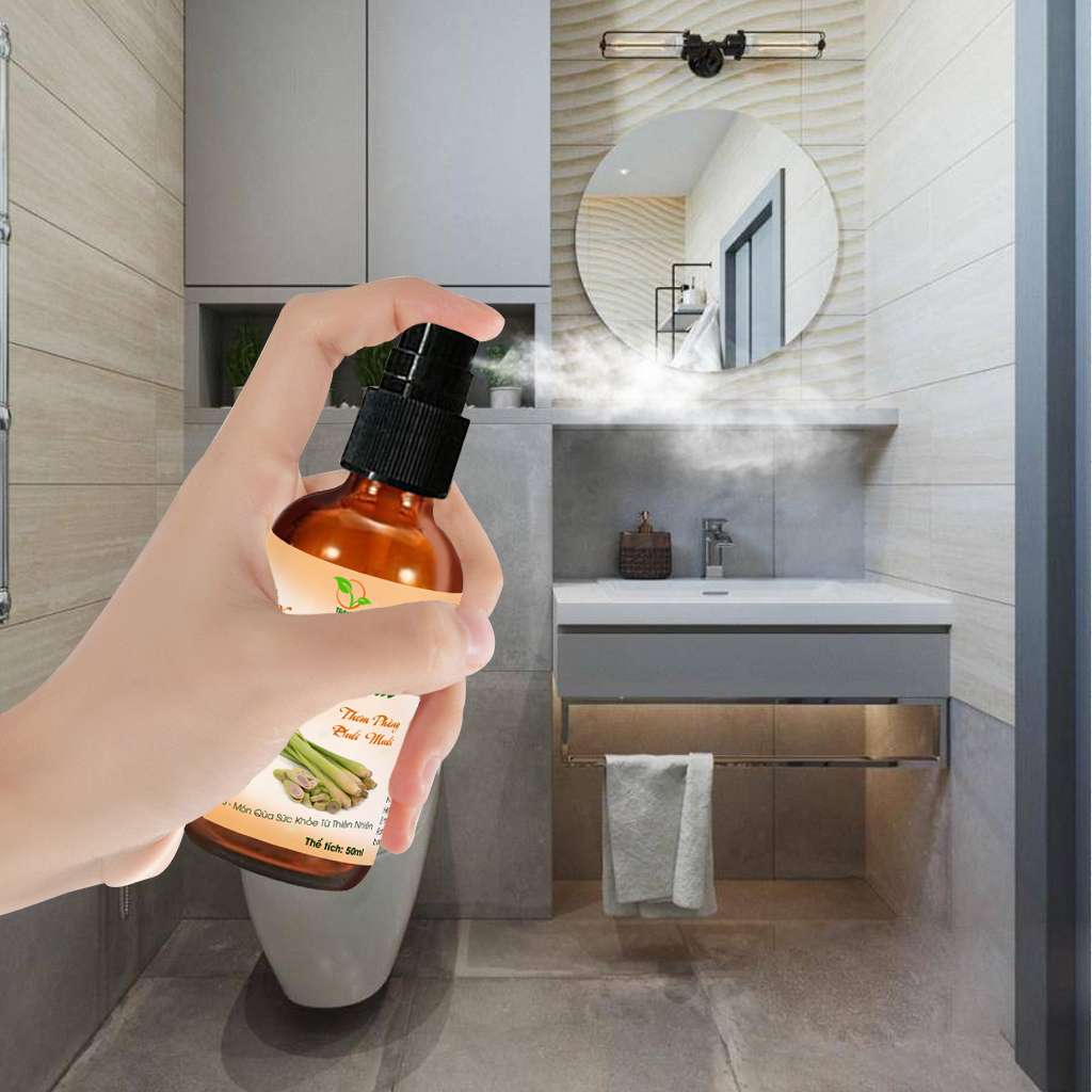 Ảnh Xịt phòng tinh dầu thiên nhiên 50ml nhiều mùi, hương thơm từ tinh dầu thiên nhiên giúp khử mùi, đuổi muỗi và côn trùng. 4