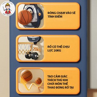 BỘ ĐỒ CHƠI BÓNG RỔ PHI HÀNH GIA TREO TƯỜNG VÀ NÉM VÒNG CAO CẤP PHÁT ĐÈN VÀ ÂM THANH KÈM 2 BÓNG 6 VÒNG NÉM GIÁ ĐỞ ỐNG BƠM