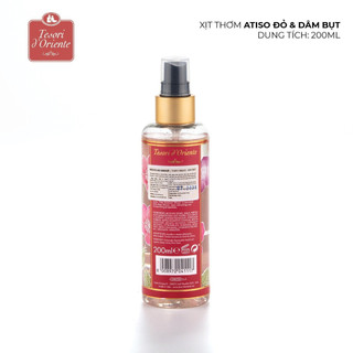Bodymist xịt thơm cơ thể Tesori d’Oriente Atiso 200ml cấp ẩm lưu hương lên đến 8h